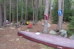 Campsite on Burnt Island Lake, Algonquin Park