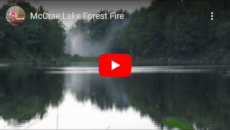 McCrae Lake Forest Fire (Video)