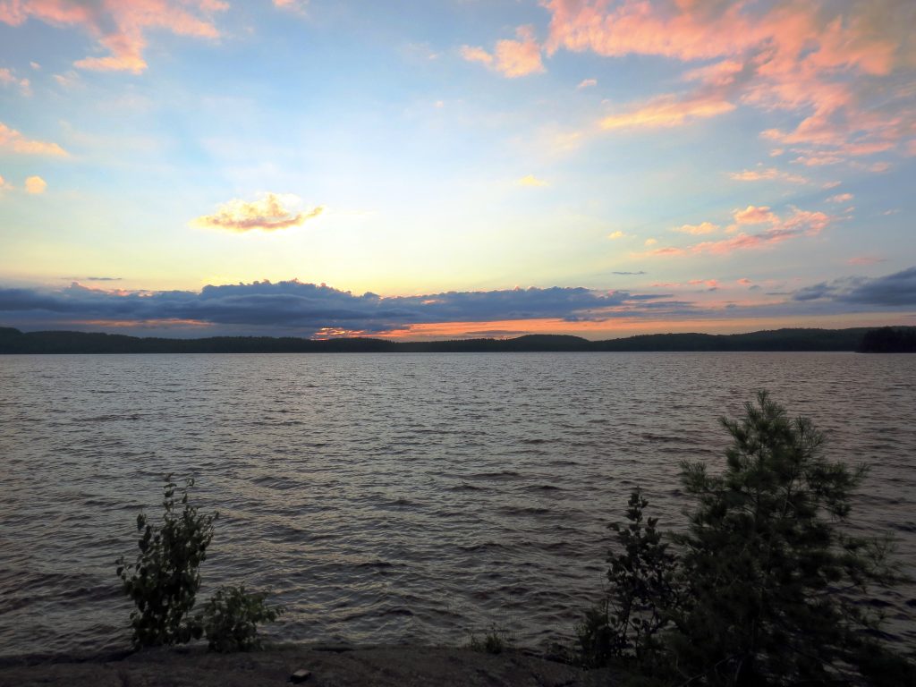 Lake Lavieille Sunset