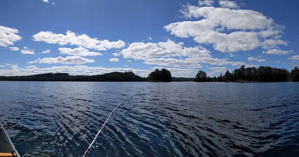 Fishing on Hogan Lake